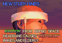 a gif from Hypnospace Outlaw warning users of a dangerous illness called 'beefbrain.'
